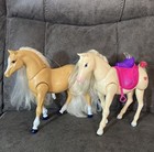 Barbie Walking Horse Lot  1993 And 2009  As Is  Not Working  