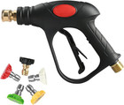 High Pressure Washer Short Gun  Power Gun Kit  5 Spray 7 5 Inch 