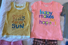 10pc Lot Girls Sz 6 Shirts Skirt Skort Pants Gymboree Place Justice Lei Sonoma