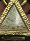 Vintage Rare Original Waltham Masonic Triangle Wristwatch Gold Plated Read