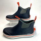 Hisea Mens Deck Boots 9 Waterproof Fishing Rain Boots Anti-slip Neoprene Rubber