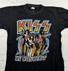 Vtg Kiss Shirt In Concert Alive In    79 Love Gun Era Bill Aucoin Kiss Army - Rare