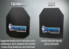 Body Armor Ar500 Level 3 Set Of Plates Curved 10x12 Swim sapi 