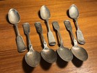 Vintage 1847 Rogers Bros  A1 Tipped Pattern Silverplate Teaspoon Set Of 7