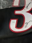 Allen Iverson Signed 76ers Mitchell   Ness Swingman Jersey Jsa The Answer 