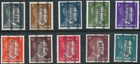 Stamp Austria Sc 402-423 1945 Wwii Adolf Hitler Overprint Mnh Certification