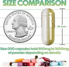 10 000pcs Size 000 Empty Gelatin Capsules Joined separated Kosher Clear White