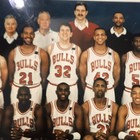 Vintage 1991-92 Chicago Bulls Nba World Champions Team Photo Michael Jordan 8x10