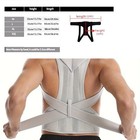 Adjustable Posture Corrector Low Back Support Shoulder Brace Belt For Men Women
