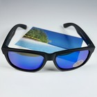 Ray-ban Classic Polarized Sunglasses Justin Rb4165 622 55 Blue Lens Black Frame