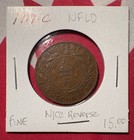 Newfoundland Large Cent 1917-c  Better Condition Coin  Nice Reverse  Look