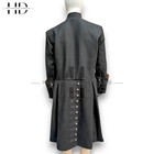 18th Century Colonial Military Black Tailcoat   Men s Historical Frock Coat 