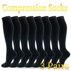 Firm Men Compression Socks Medical Stockings For Varicose Veins Wide Calf Socks