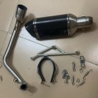 Motorcycle Exhaust Muffler For Gy6 Engine 125cc 150cc Scooter Moped With Baffle