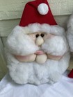 Vintage Santa Claus   Mrs  Claus Handmade Christmas Decor Wall Hangers Holiday