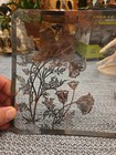 Vintage Silver City Sterling Overlay On Crystal Glass Serving Tray 8 X 8 Inches
