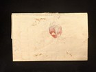 Ny New York Stampless Cover Ship Cancel  No Content