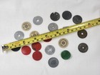 Vintage Sales Tax Tokens Lot Of 20   Ok  Mo  Il  Co  Wa -see Description 