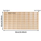 1 64 Hot Wheels 80 Grids Car Wall Display Shelf Toy Storage Rack Stand Case Us