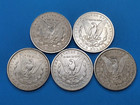 Lot Of 5 1878-1893 Cc Morgan Silver Dollars Coins U s  Bu     Beautiful Coins