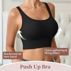 Women s Seamless Wireless Bra Adjustable Strap Full Coverage Comfort