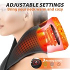 Heating Pad For Neck Shoulders Pain Relief Rechargeable Heated Wrap Neck Warmer
