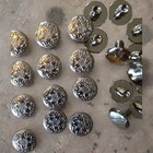 100 Pack  Floral Nickel Plated Brass Chicago Screws 1 4  Cactus Mountain