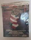 Vintage Red Heart Christmas Latch Hook Kit Puppy Dog Stocking Unopened 
