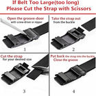 Men   s Ratchet Belt Genuine Leather Automatic Buckle Dress Belt Many Colors  size