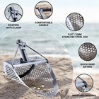 Ckg Sand Scoop For Beach Metal Detecting With Carbon Handle