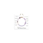 Handmade Story Of Jesus Bracelet  Christian Bracelets Religious Gift - B purple