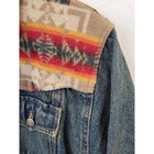 Pendleton High Grade Western Wear Denim Jacket Chief Joseph Wool Yoke Men s S