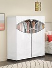 60-inch Extra-wide Clothes Closet  60    With White Cover