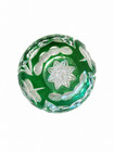 Irish Rose  Shamrock  Book Of Kells Crystal Bowl