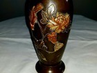 Fine Antique Japanese Mixed Metal Bronze Vase 