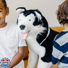 Melissa And Doug Giant Siberian Husky - Lifelike Stuffed Animal Dog  over 2 F