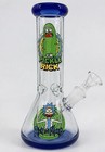 Rick And Morty Glass Hand Pipe Spoon Bowl Thick Glass Fast Ship Usa