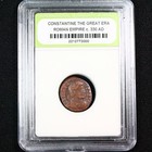 High Quality Constantine The Great Era Ancient Bronze Coin C  330 Ad