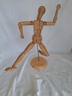 Vintage Wooden Artists Mannequin Poseabke Figurine   Articulated Model 16 tall