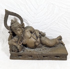 Reclining Ganesha Large 11  Statue Hindu Elephant God 11lb