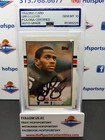 1989 Topps Greg Lloyd Rookie Card  115t Signed Card Psa Authentic Gem Mt 10 