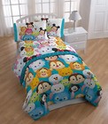 Tsum Tsum Girls 4-piece Twin Sheet Set   Comforter Disney Mickey Minnie Pooh