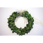 Boxwood Wreath Preserved Greenery Door Wall Decor Round Natural Style