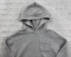 Cat   Jack Toddler Boy s Size 3t Thermal Hooded Pullover Sweatshirt Gray