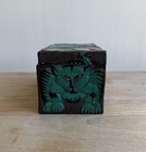 Vintage Multicolored Cat Theme Box From The 1997 Galapagos Gallery