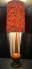 Vintage Monumental 1970   s Space Aged Ceramic Table Lamp 50in Tall