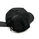 Porsche Motorsport Black Mesh Cap     Performance Racing Hat With Red Accents