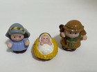 Fisher Price Little People Nativity Set Lot Figures - Mary Joseph Jesus Wise Men