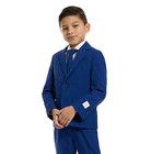 Opposuits Boys Navy Royale Solid Color Suit   Tie