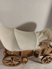 Vintage Handcrafted Wooden Covered Wagon Conestoga Pioneer Western Decor 17 